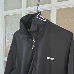 Bench Black High-Collar Jacket.